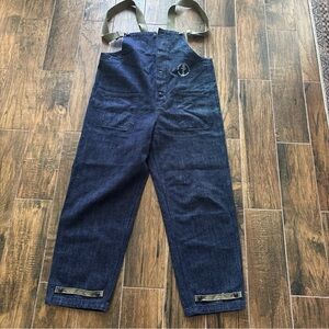 US Navy Repro Deck Overalls Denim WWII XL ( fits size 36-38)